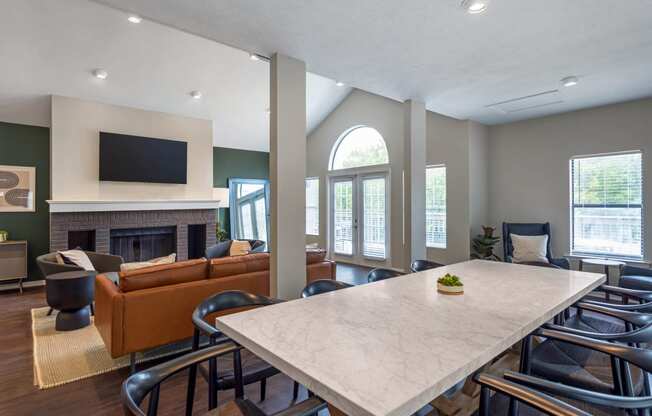 Community Room With Dining Area at The Annaline, Nashville, Tennessee