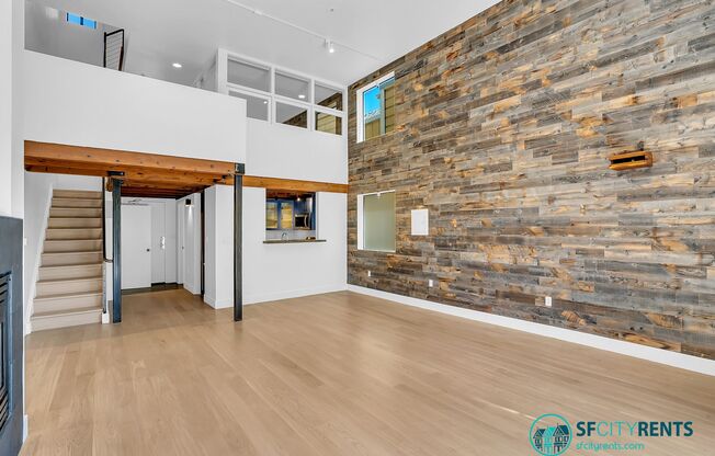 Mission District: Top-Floor Tri-Level Designer Loft with 2 Private Patios & 2 Car Parking