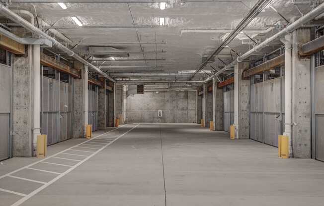 garage parking with mechanized lift system