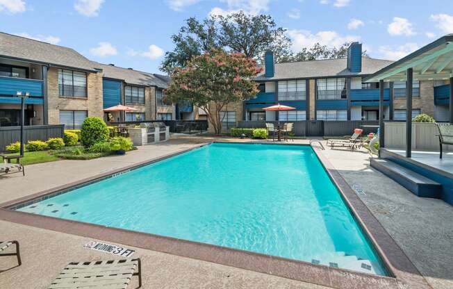 our apartments at the district feature a swimming pool