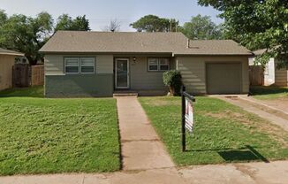 3-bedroom, 1-bathroom house