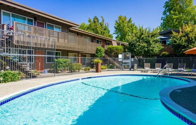 the pool at the resort with a building in the background at Element LLC, Sunnyvale, CA, 94086