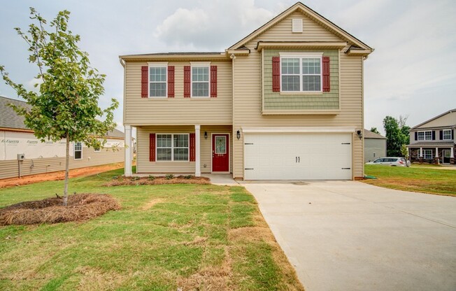 New Construction -- 4 BR, 2.5 BA., 2 Car Garage in Lyman, Convenient to Shopping & District 5 Schools