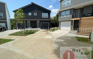 3 Bedroom, 2.5 Bath Modern Townhome in North Kansas City, MO