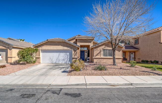 Beautiful single-story open-concept partially furnished home with a sparkling pool and no rear neighbors!