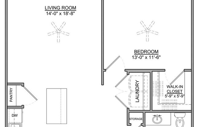 1 bed, 1 bath, 830 sqft, $1,199.99, Unit 2202-13