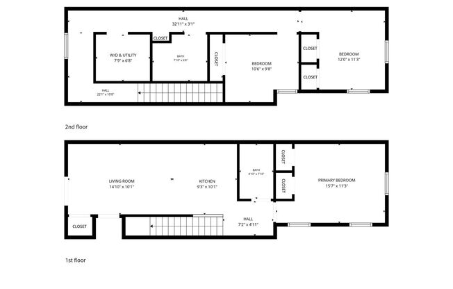 3 beds, 2 baths, 1,201 sqft, $1,696, Unit 14B