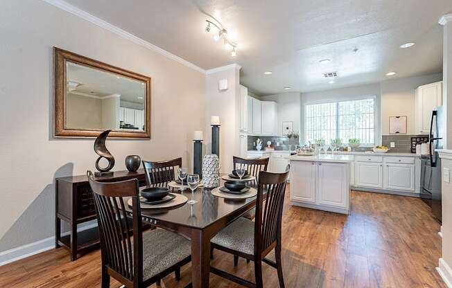 Elegant Dining Space at Palazzo Townhomes, Phoenix Arizona  