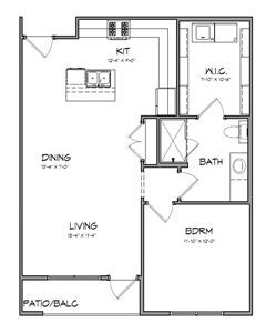 1 bed, 1 bath, 767 sqft, $1,730