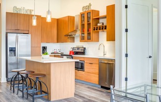 Kitchen area at Central Park West, St. Louis Park, MN