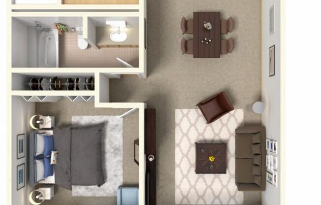 1 bed, 1 bath, 810 sqft, $1,064, Unit I302