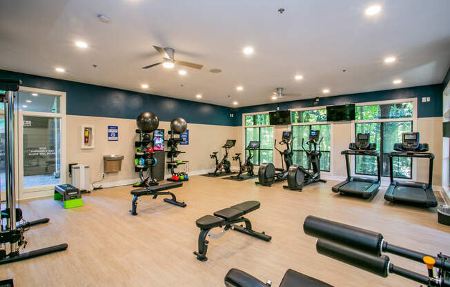 Fitness Center and Gym at Best Apartments in Peachtree Corners