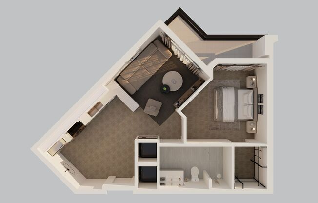 1 bed, 1 bath, 653 sqft, $1,859, Unit 235