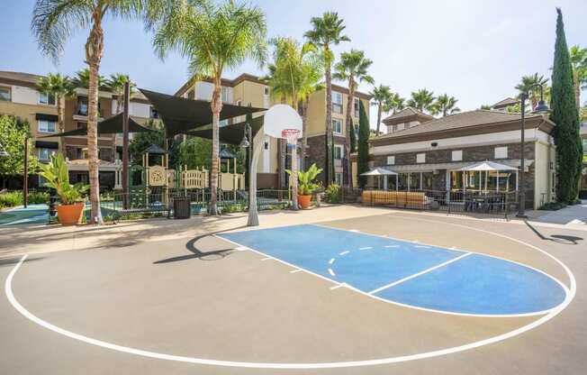 Main Street Village Irvine, CA Basketball Court