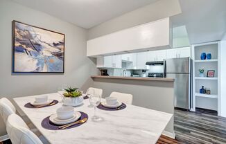 Dining And Kitchen View at Latitude 2976, Houston, TX 77042