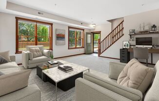 Stunning 2 level Condo in Exclusive St Paul Building.