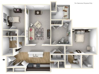 3 beds, 2 baths, 1,360 sqft, $1,894