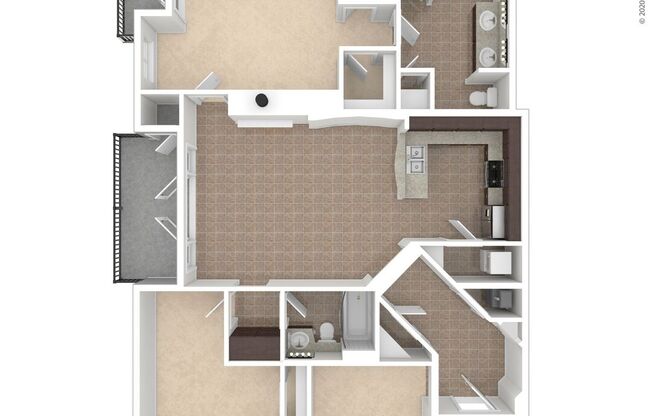 2 beds, 2 baths, 1,567 sqft, $3,501