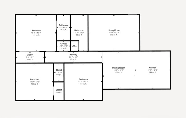 3Bed/2Bath Apartment at 48th St/Thomas! Move-In Ready on 05/14/2026!--FENCED-IN YARD! NO HOA!