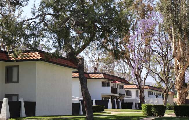 Apartment Building Facades at Monte Vista Apartment Homes, 1825 Foothill Boulevard, California