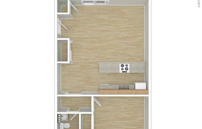 1 bed, 1 bath, 720 sqft, $2,020