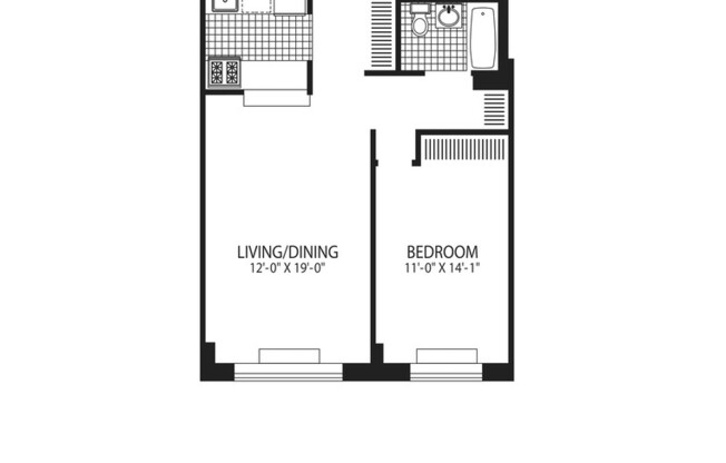 1 bed, 1 bath, $6,695, Unit 7B