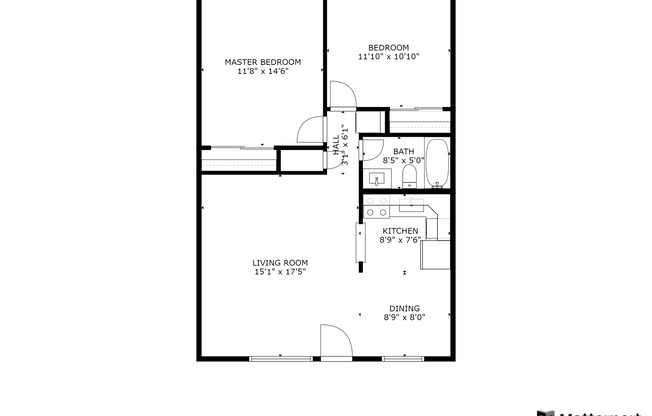 2 beds, 1 bath, 900 sqft, $1,390, Unit 25