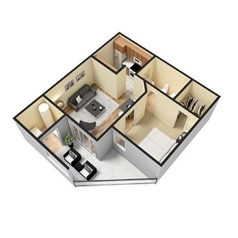 1 bed, 1 bath, 500 sqft, $1,065