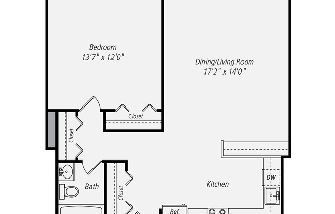 1 bed, 1 bath, 665 sqft, $4,294, Unit 1-2K