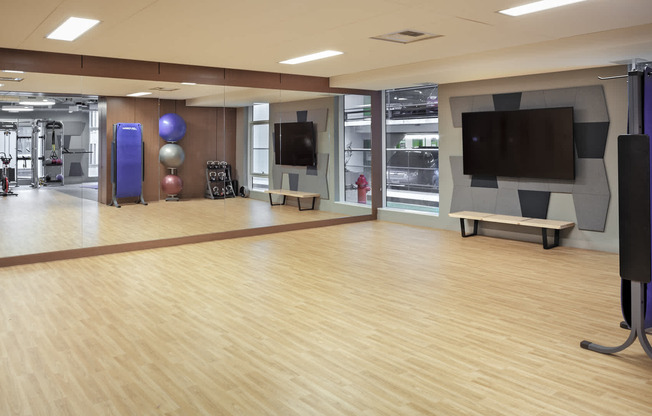 2,000 sqft Fitness Center with Yoga Room