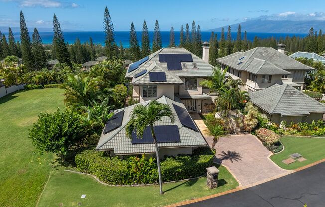 Luxury 3BR Kapalua Estate | Solar-Powered with Pool, Spa & Ocean Views