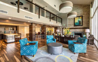 Clubhouse Lobby at Whisper Lake Apartments, Winter Park, Florida