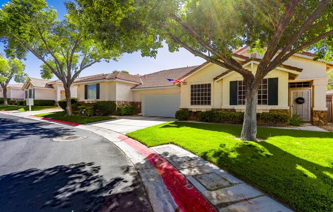 Beautiful One Story 2 Bedroom Townhome With 2 Car Attached Garage