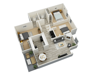 3 beds, 2 baths, 1,160 sqft, $1,499