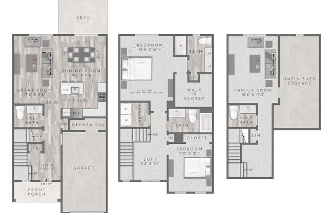 2 beds, 3 baths, 1,625 sqft, $4,010