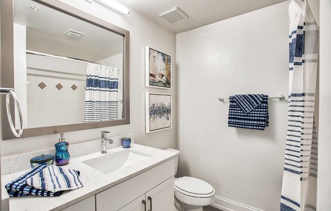 Renovated bathrooms at Windsor at Miramar, Miramar, FL