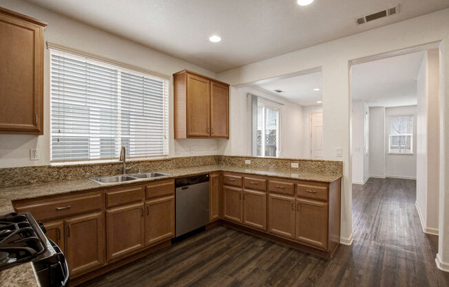 Sleek Kitchen Finishes - Three Bedroom Townhome