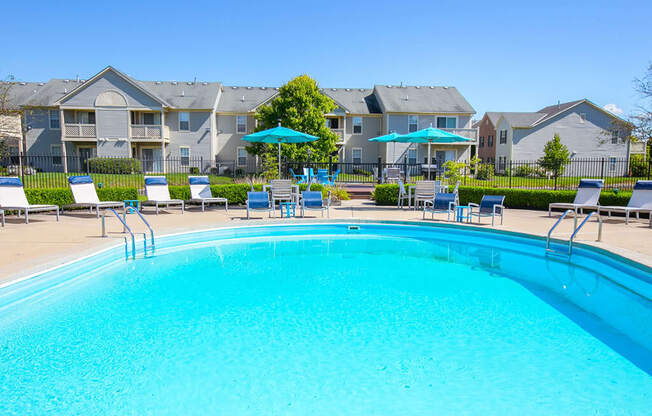 Pool View at Perimeter Lakes Apartments, Dublin, OH