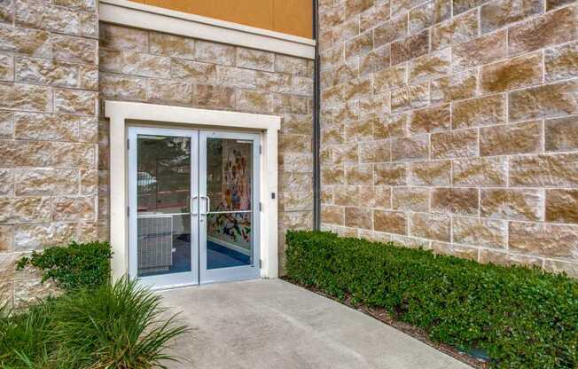 Exterior entrance outside