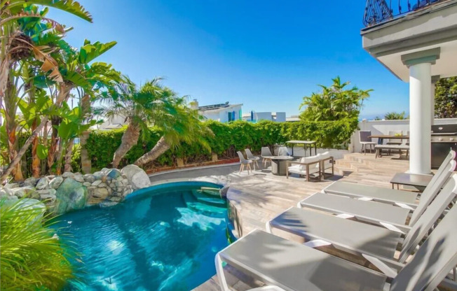 Luxury Bird Rock Retreat | 3BR Oasis w/ Pool, Ocean Views & Walk to Dining!