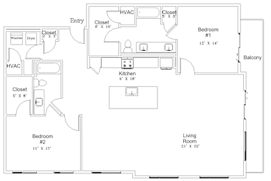 2 beds, 2 baths, 1,652 sqft, $3,877