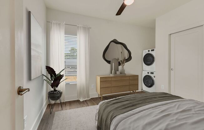 1 Bed 1 Bath Condo Minutes to Downtown w/ Water, W/D & Dedicated Parking $1150