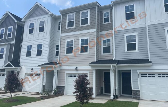Brand-New 3BR/3.5BA Townhome w/ 1 Car Garage, EV Charger & High-Speed Internet in Carolina Springs, Apex– Available Now!