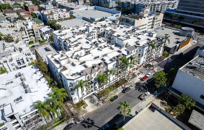 Aerial view of Preston Miracle Mile