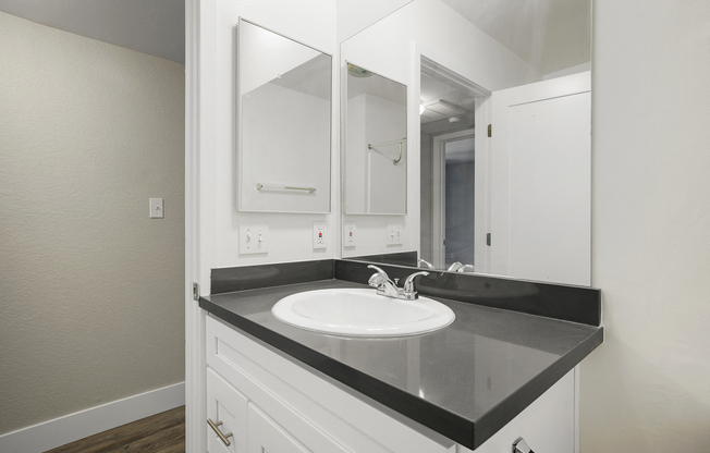 Upgraded Bathroom Brody Terrace Apartments
