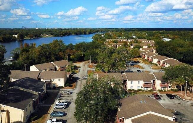 Lovely view of community with Hillsborough River in the background!