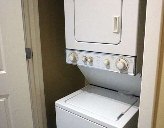 In-unit Washer and Dryer.