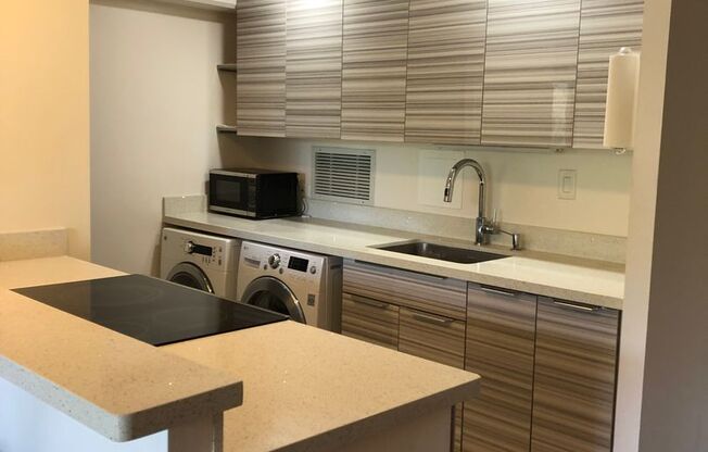 Furnished and Renovated 2 Bed 2 Bath 1 Parking at Marco Polo Apartments, Views and Amenities!!!
