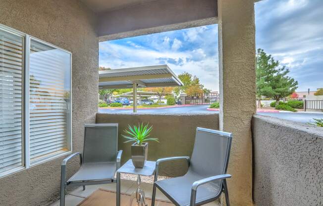 Private balconies and patios at Arterra, Albuquerque, New Mexico, 87113