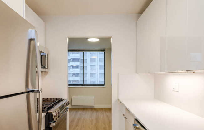 Kitchen with Stainless Steel Appliances